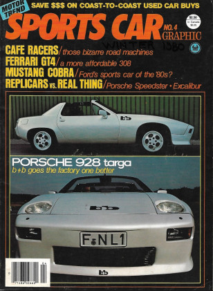 SPORTS CAR GRAPHIC 1980 #4 WINTER - MUSTANG COBRA, 928 TARGA, M6GT, T-A TURBO